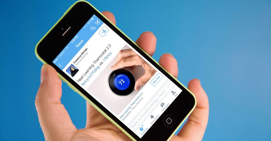 buy now on Twitter